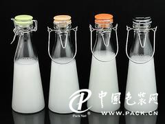 新品密封玻璃牛奶瓶市場價格，玻璃牛奶瓶供貨廠家